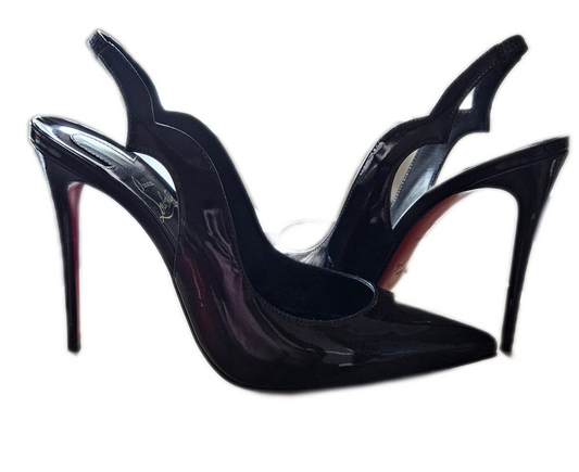 Christian Louboutin Black Sling Pumps